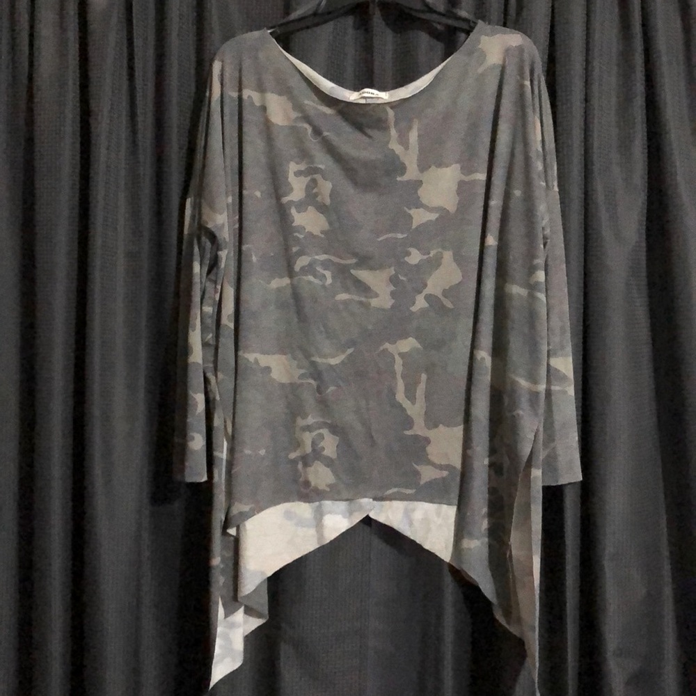 New! Camo Poncho by Adora